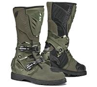 Sidi Adventure 2 Gore-Tex stivali da moto impermeabili, verde, taglia 45 per maschi