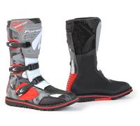 Stivali Moto Trial Forma BOULDER COMP Camo/Red/White/Grey