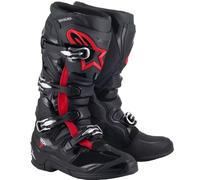 Stivali motocross Alpinestars TECH 7 nero-rosso fluo 47