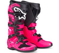 Stivali motocross Alpinestars TECH 7 rosa-nero 39