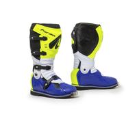 Stivali motocross enduro Forma Terrain evolution tx blu-giallo-bianco