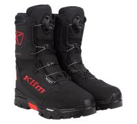 Klim Klutch GTX BOA Stivali da motoslitta, nero-rosso, taglia 46