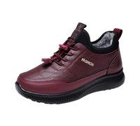 Stivali Neve Donna Scarpe Invernali Donna Stivaletti Invernali Stivali da In Velluto,Suola Non Morbida,Scarpe In Cotone Caldo,da Comode,Spesse E Versatili,Per La Mamma Anziana di Mezza Età Gambale