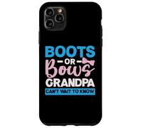 Stivali O Fiocchi Nonno non vedo l'ora di sapere Baby Reveal Custodia per iPhone 11 Pro Max