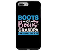 Stivali O Fiocchi Nonno non vedo l'ora di sapere Baby Reveal Custodia per iPhone 7 Plus/8 Plus