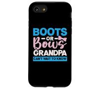 Stivali O Fiocchi Nonno non vedo l'ora di sapere Baby Reveal Custodia per iPhone SE (2020) / 7/8