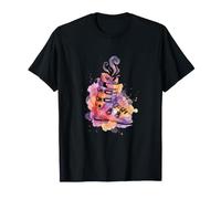 Stivali off Apres Sci Acquerello Inverno Pittura Maglietta