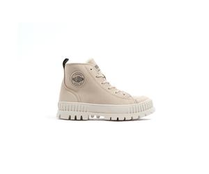 Stivali pelle imbottiti Pallashock Zip Warm Beige 37