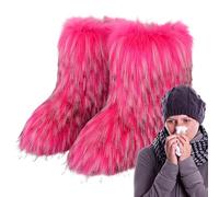 Stivali pelosi eleganti e invernali | Scarpe basse da esterno finte comode da neve con suola in alla funzionaliFamiglia amici universitari