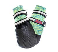 Stivali per cani in neoprene per tutte le condizioni atmosferiche, con cinghie riflettenti in 5 misure, turchese, XL