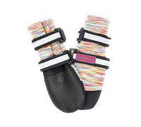 Stivali per cani in neoprene per tutte le condizioni atmosferiche, con cinghie riflettenti in 5 misure, multicolore, M