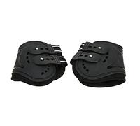 Stivali per la zampa posteriore del cavallo, protezione per il garretto del cavallo resistente agli urti, protettore per i tendini leggero e traspirante con cinturino regolabile an (M25,5 cm/10,04