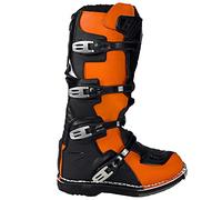Stivali per moto da cross enduro fuoristrada quad (48 EU, Arancio)