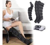 Stivali per pressoterapia Widppsopt, massaggiatore per drenaggio linfatico, macchina per massaggio elettrico a compressione d'aria, pompa per linfedema, fasciature per vita, braccia, gambe,