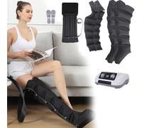 Stivali per pressoterapia Widppsopt, massaggiatore per drenaggio linfatico, macchina per massaggio elettrico a compressione d'aria, pompa per linfedema, fasciature per vita, braccia, gambe,