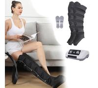 Stivali per pressoterapia Widppsopt, massaggiatore per drenaggio linfatico, macchina per massaggio elettrico a compressione d'aria, pompa per linfedema, fasciature per vita, braccia, gambe,