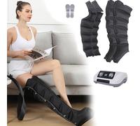 Stivali per pressoterapia Widppsopt, massaggiatore per drenaggio linfatico, macchina per massaggio elettrico a compressione d'aria, pompa per linfedema, fasciature per vita, braccia, gambe,