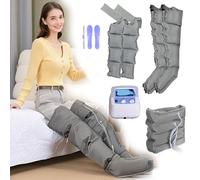 Stivali per pressoterapia Widppsopt per vita, gambe, linfedema, circolazione, gonfiore, rilassamento, sollievo dal dolore, strumento per il rilassamento di tutto il corpo, vita, braccia e ga