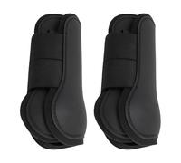 Stivali per tendini per cavallo Aperti sul davanti Comodi protettivi Durevoli Stivali per gambe multifunzione per salto Trail Equitazione Affluenza alle urne TPU SBR Materiale (Medium: Approx.