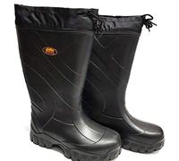 Stivali Pesca Alti da Uomo per Lavoro Caccia Giardino in Gomma Spinning Barca per Lavoro Caccia Giardino in Gomma Impermeabili (44, Nero)