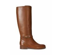 Stivali piatti in pelle Brooke Marrone 37