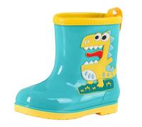 Stivali Pioggia Bambina Adorabile, Comodi Impermeabili Unisex Scarponcini Bambino, Antiscivolo Stivaletti Ragazzi, Stivali Gomma Bambino Scarpe Dinosauro, Stivaletti Pioggia Bassi
