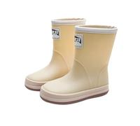 Stivali Pioggia Bambino e Bambina Scarpe in Gomma Acqua Impermeabile Colorati Leggeri Flessibili Stivaletti Impermeabili Unisex Comodi per Studenti della Scuola elementare