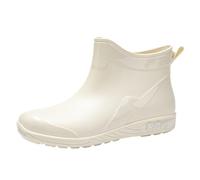 Stivali Pioggia Donna Impermeabili In Pvc Impermeabili Da Giardino Da Pioggia A Mezza Altezza Alti Boot Leggero Galosce Per Aree Umide In Cantieri E Giardini