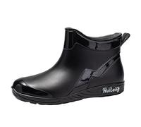 Stivali Pioggia Donna Impermeabili In Pvc Impermeabili Da Giardino Da Pioggia A Mezza Altezza Alti Boot Leggero Galosce Per Aree Umide In Cantieri E Giardini