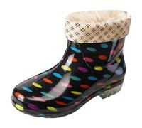 Stivali Pioggia Impermeabile Antiscivolo Impermeabili di Gomma da Giardino in Lavoro Resistenti allo Sporco Gummistiefel kniehoch Ideali per Passeggiate