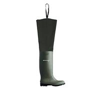 Stivali professionali Dunlop professionali da pesca, senza puntale in acciaio - 386VP (Verde, 47)