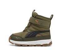 Stivali PUMA Evolve per bimbi ai primi passi, Scarpe, Olive/Nero/Arancione Glo, 23 23