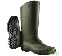 STIVALI PVC AL GINOCCHIO DUNLOP ANTISCIVOLO N.43 UNISEX VERDI AGRICOLTURA