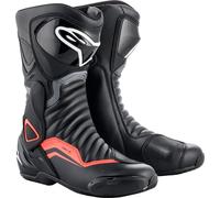Stivali racing Alpinestars SMX-6 v2 Nero Bianco Rosso 44