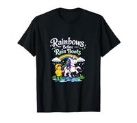 Stivali Rainbows Before Rain Design Unicorn Wrangler Maglietta
