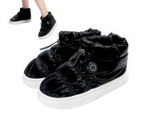 Stivali riscaldati, scarpe riscaldate ricaricabili | Pantofole da casa riscaldate elettriche traspiranti | Scarpe scaldapiedi elettriche, scarpe termiche per piedi termici, comode invernali, ar