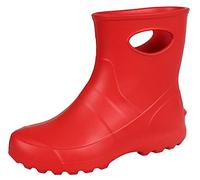 Stivali rossi da donna + guanti a fiori 40 EU / 6.5 UK