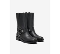 ONLY, Onlbax-1 Pu Biker Boot Donna, Nero, 36 EU