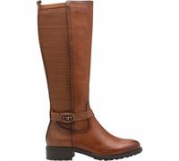 Stivali stile equitazione in pelle elasticizzata Marrone 36