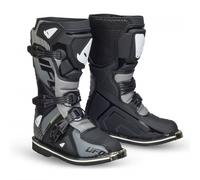 STIVALI STIVALETTI MINI MOTO FUORI STRADA CROSS BMX BIMBO UFO TYPHOON NERO