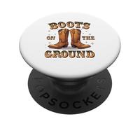 Stivali Sul Terreno Dove Loro Fan A PopSockets PopGrip Adesivo