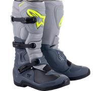 Stivali Cross Alpinestars Tech 3 Grigio Scuro/Grigio/Grigio Chiaro/Nero43 Grigio Scuro,Grigio,Grigio Chiaro,Nero
