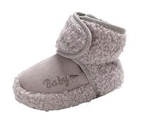 Stivali Termici Neonati Impermeabili con Tomaia Morbida Antiscivolo per Proteggere i Piedini dei Bambini Freddo Invernale (Grey, 13)