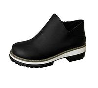 Stivali Texani Donna Moda Stivaletti Invernali Cult Casual Stivaletti con Suola Antiscivolo Scarpe Estive con Zeppa Stivali Texani Donna Estivi Rosa