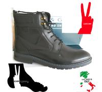 STIVALI UOMO ANFIBI STIVALETTI pelle moto militari -50% INGROSSO 40 a 43 VV