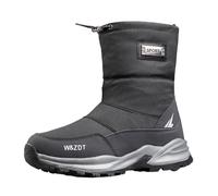 Stivali Uomo Invernali Trekking, Stivali da Neve Caldi e Spessi Antiscivolo con Corda, da, Invernali, per attività all'aperto, per Il Tempo Libero, Sportivi (Grey, 41)