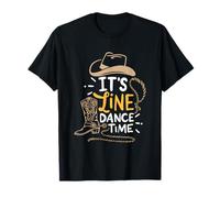 Stivali western Cool Line Dance It's Line Dance Time Country Maglietta