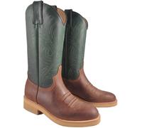 Stivali Western Sancho Abarca Roper con gambale verde e scarpa marrone Sancho Ab