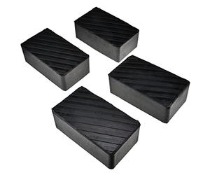 STIX 4 Tamponi in Gomma per Cric e Ponti di Sollevamento 200x113x72mm | In gomma robusta, protegge il sottoscocca del veicolo, elevata capacità di carico, set da 4 pezzi
