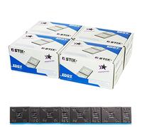 Stix 400 pesi adesivi per cerchioni in alluminio, 5 + 10 g, colore nero, pesi di bilanciamento 24 kg